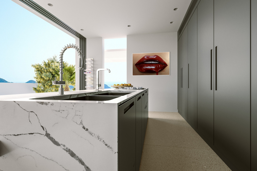 TechniStone Crystal Calacatta Silva